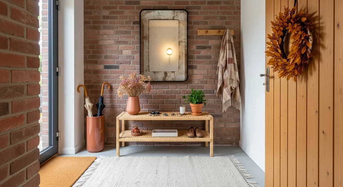 10 idées d’entrée automnale qui transforment 6 m² en refuge pour 80 à 120 €