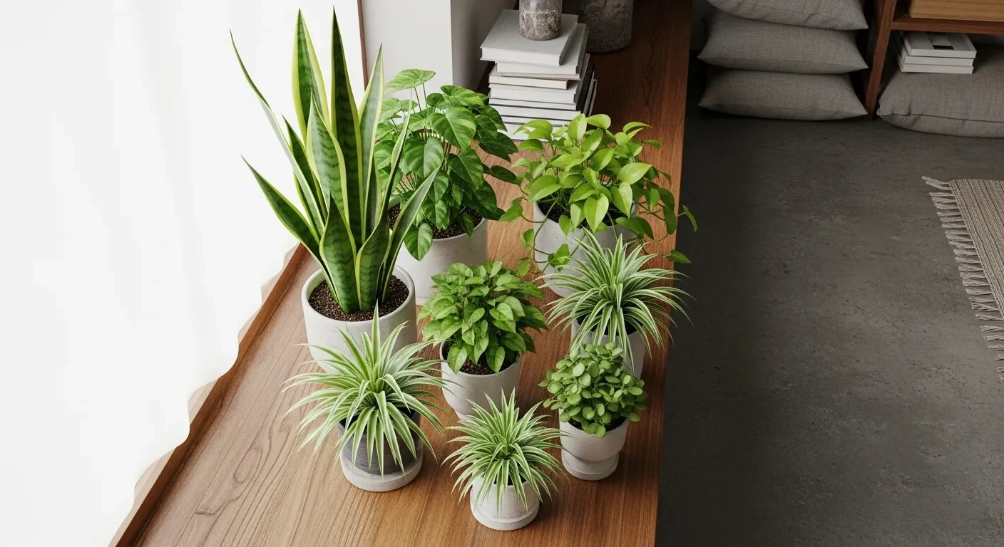 7 plantes d’intérieur purifient l’air hivernal de 55% en 21 jours pour 63€